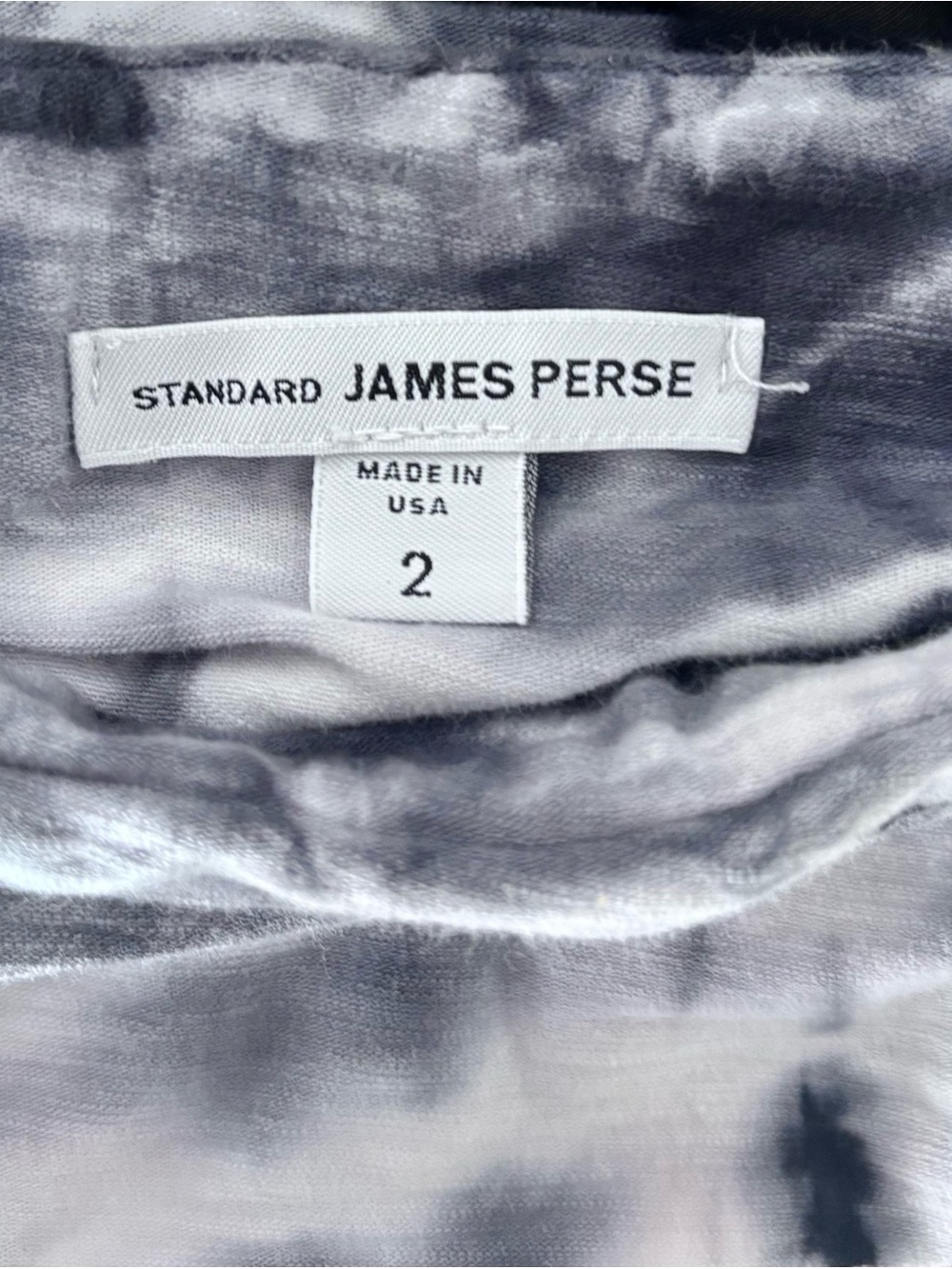 JAMES PERSE Tie Dye Ruched Pencil Skirt in Blue Size 2 - Picture 7 of 11